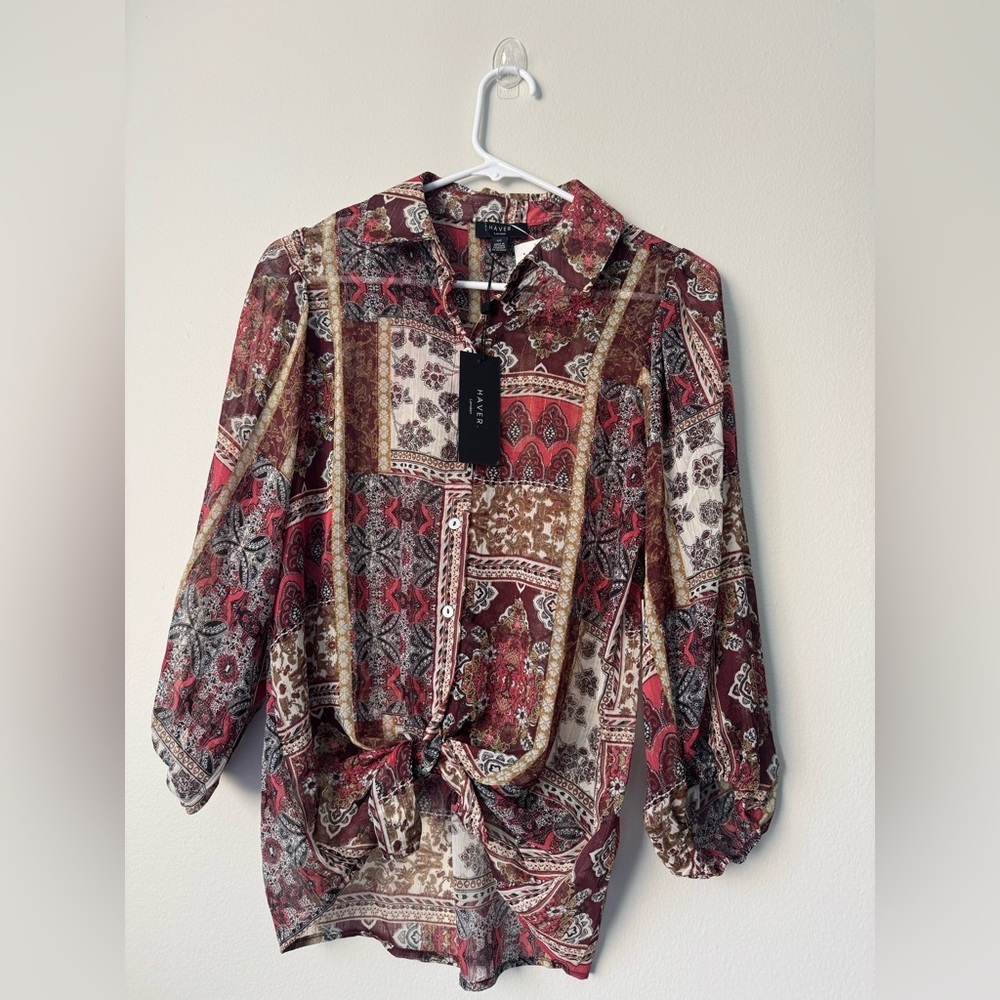 Women’s shirt Haver Size S, new with tag - Picture 1 of 6